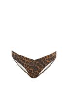 Matchesfashion.com Fisch - Toiny Leopard-print High-rise Bikini Briefs - Womens - Leopard