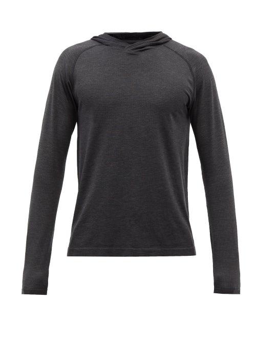 Lululemon - Metal Vent Tech 2.0 Hooded Jersey Top - Mens - Black