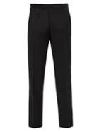 Matchesfashion.com Incotex - Slim Leg Wool Trousers - Mens - Black