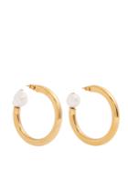 Sonia Rykiel Pearl-embellished Hoop Earrings
