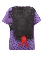 Matchesfashion.com Raf Simons - Hand Painted Hospital Gown T-shirt - Mens - Multi