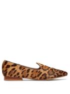 Matchesfashion.com Le Monde Beryl - Venetian Leopard Print Calf Hair Slipper Shoes - Womens - Leopard