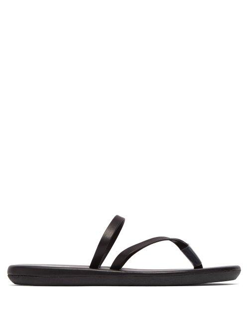 Matchesfashion.com Ancient Greek Sandals - Cross Strap Leather Sandals - Womens - Black