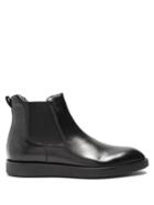 Matchesfashion.com Prada - Raised Sole Leather Chelsea Boots - Mens - Black