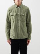 A.p.c. - Alex Patch-pocket Corduroy Overshirt - Mens - Khaki