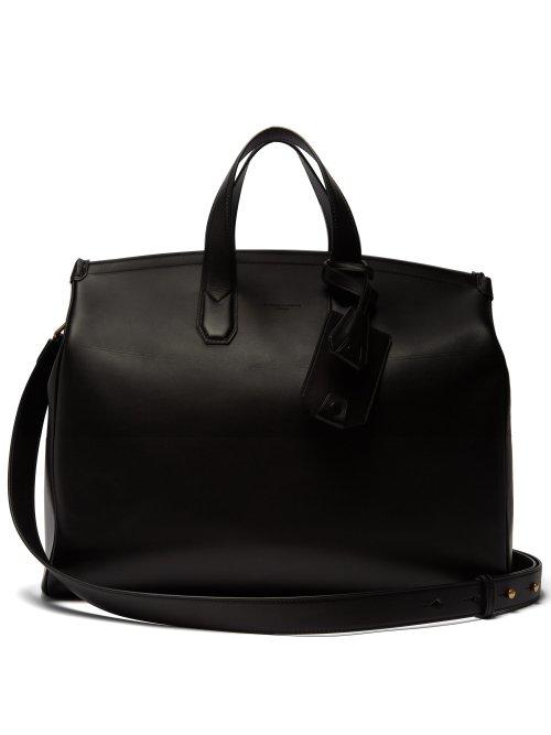 Matchesfashion.com Dunhill - Duke Weekender Leather Holdall - Mens - Black