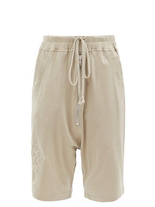 Rick Owens - X Champion Bela Jersey Shorts - Womens - Beige
