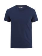 Retromarine Round-neck Cotton T-shirt