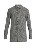 Damir Doma Saba Frayed-edge Wool-blend Shirt