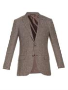 Ermenegildo Zegna Milano Single-breasted Tweed Blazer