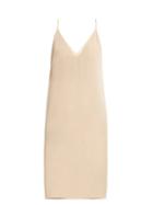 Matchesfashion.com Raey - V Neck Silk Slip Dress - Womens - Nude