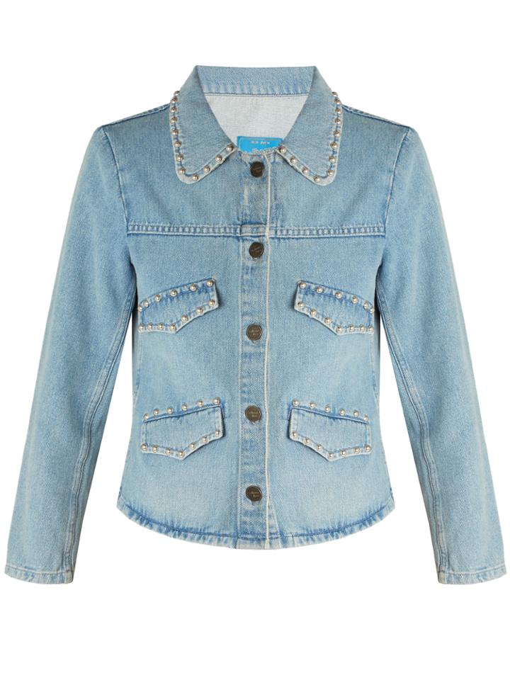 M.i.h Jeans Otherwild Studded Denim Jacket
