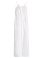Loup Charmant Tie-shoulder Cotton Maxi Dress