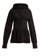 Ann Demeulemeester Grimm Panelled Hooded Sweatshirt