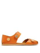 Stella Mccartney Collection Stud-embellished Faux-leather Sandals