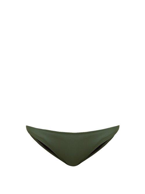Matchesfashion.com Bower - Base Bikini Briefs - Womens - Dark Green