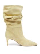 Paris Texas - Slouchy Suede Boots - Womens - Yellow