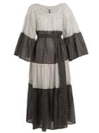 Lisa Marie Fernandez Polka-dot Print Cotton Dress