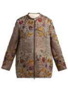 Matchesfashion.com By Walid - Samia Embroidered 19th Century Silk Jacket - Womens - Multi