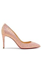 Christian Louboutin Pigalle Follies 85mm Glitter-embellished Pumps