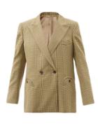 Blaz Milano - Falcon Every Night Checked Wool-blend Blazer - Womens - Multi
