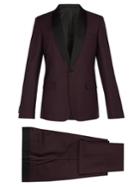 Prada Contrast-panel Single-breasted Mohair-blend Suit