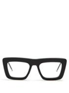 Matchesfashion.com Thom Browne - D Frame Glasses - Mens - Black