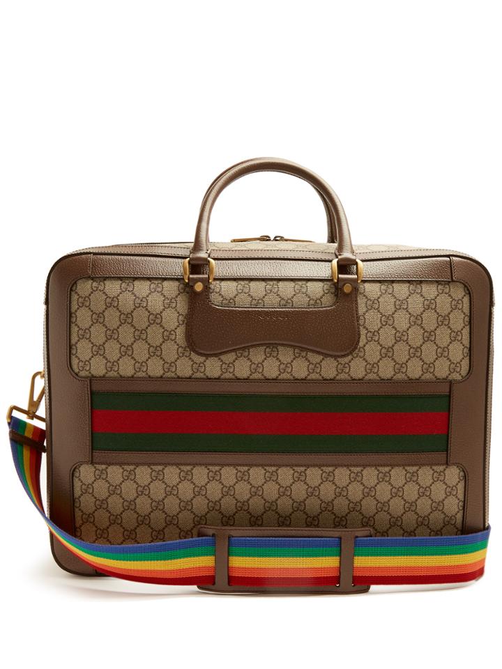 Gucci Gg Supreme Echo Canvas Weekend Bag