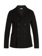 Tomas Maier Double-breasted Felted Ponte Blazer