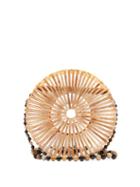 Matchesfashion.com Cult Gaia - Luna Beaded Cross Body Bag - Womens - Nude Multi