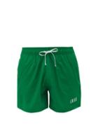 Matchesfashion.com Amiri - Logo-print Swim Shorts - Mens - Green