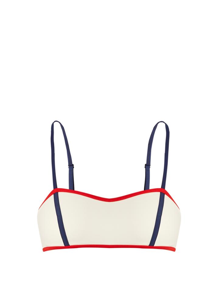 Solid & Striped The Natalie Bandeau Bikini Top