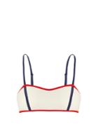 Solid & Striped The Natalie Bandeau Bikini Top