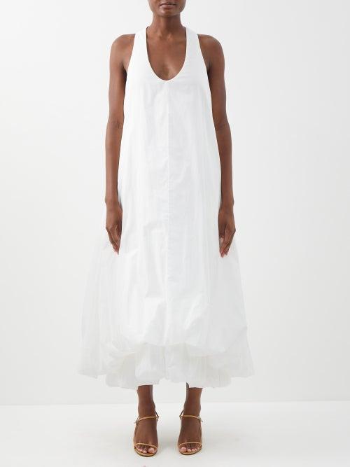 The Row - Capi Cotton-voile Midi Tank Dress - Womens - Ivory
