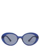 Matchesfashion.com The Row - X Oliver Peoples Parquet Sunglasses - Womens - Navy