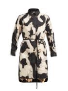 Matchesfashion.com Proenza Schouler Pswl - Tie Dye Effect Denim Shirtdress - Womens - Black White