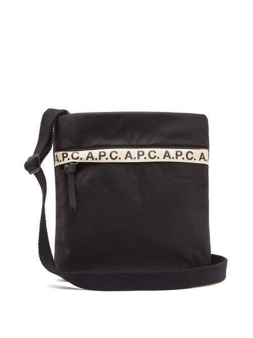 Matchesfashion.com A.p.c. - Logo Technical Cross Body Bag - Mens - Black