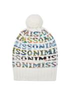 Missoni Logo Knit Wool Beanie Hat