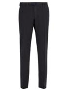Matchesfashion.com Incotex - Slim Fit Cotton Blend Chino Trousers - Mens - Navy