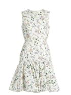 Giambattista Valli Floral-print Sleeveless Faille Dress