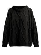 Matchesfashion.com Queene And Belle - Jean Round Neck Wool Sweater - Womens - Black