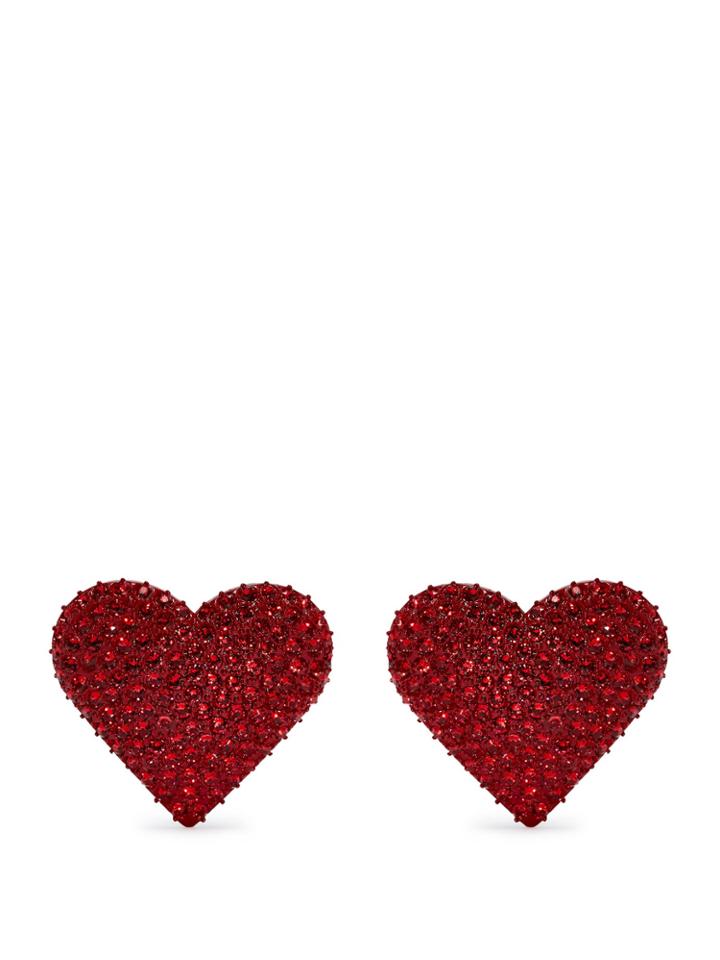 Valentino Heart-embellished Clip-on Earrings