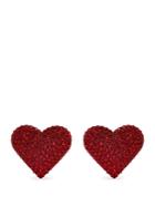 Valentino Heart-embellished Clip-on Earrings