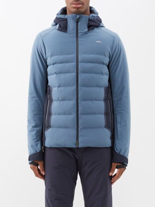 Kjus - Green Line Hooded Ski Jacket - Mens - Light Blue
