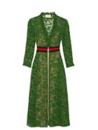 Gucci V-neck Cotton-blend Lace Dress