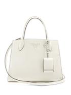Matchesfashion.com Prada - Monochrome Medium Leather Bag - Womens - White