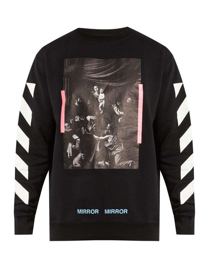 Off-white Caravaggio Cotton-jersey Sweatshirt
