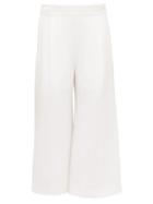 Matchesfashion.com Odyssee - Benson Cropped Twill Trousers - Womens - White