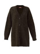 Matchesfashion.com Acne Studios - Kinbar Brushed Longline Cardigan - Womens - Brown