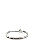 Matchesfashion.com M Cohen - Beaded Sterling Silver Cuff - Mens - Silver
